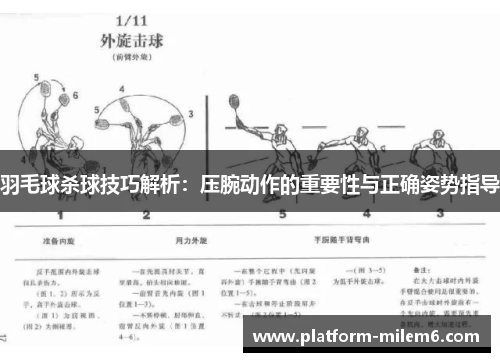 羽毛球杀球技巧解析：压腕动作的重要性与正确姿势指导